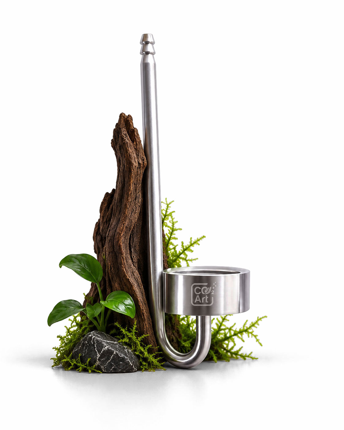 NY IO Diffuser - Rostfri Stålserie - CO2-diffusor för akvarium